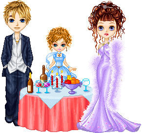 James, Gwen et Ambre